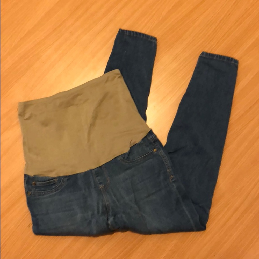 Celebrity pink maternity stretchy jeans size small